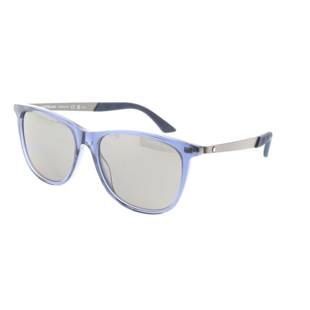 Montblanc MB0330S-003  Sporty-Chic Blue Sunglasses Modern Elegance